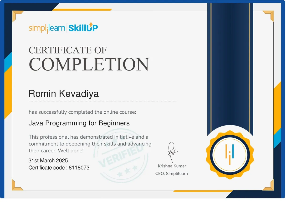 Java Programming For Beginners