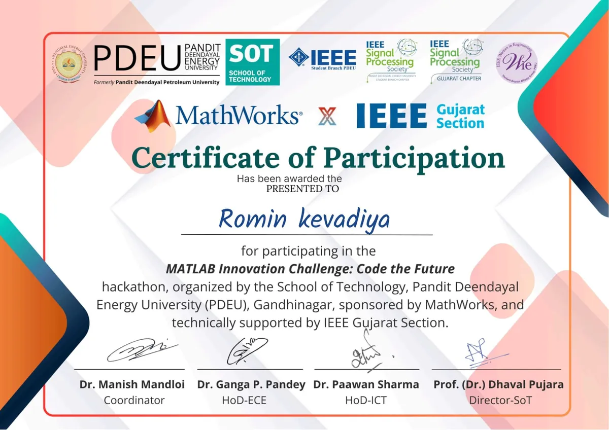 MATLAB Innovation Challenge