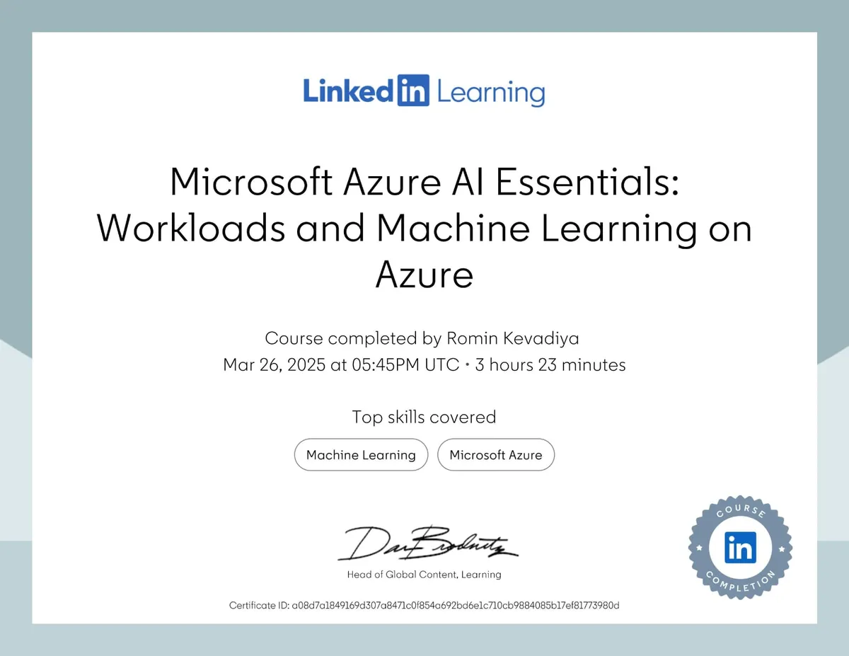 Microsoft Azure AI Essentials